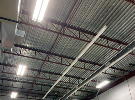 colts electrical warehouse ceiling